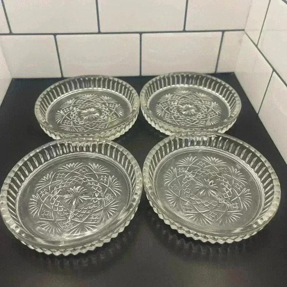 Other - Set  of 4 Lead Crystal Coasters